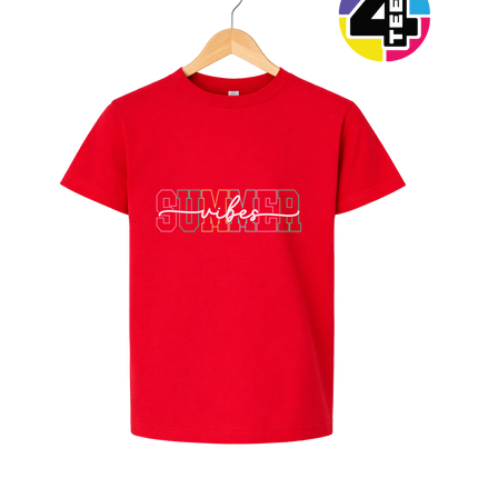 Colorful Summer Vibes Youth Tee