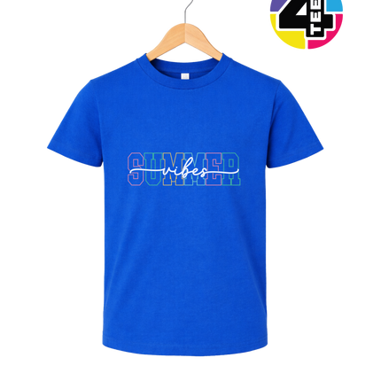 Colorful Summer Vibes Youth Tee