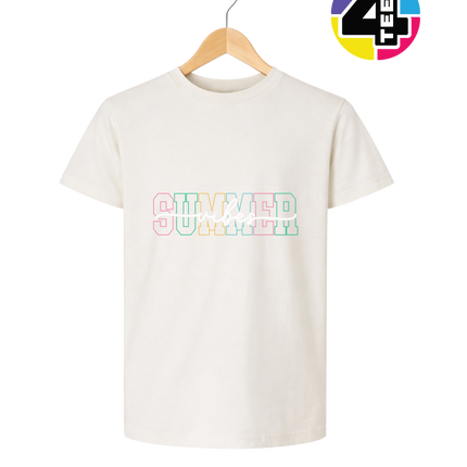 Colorful Summer Vibes Youth Tee
