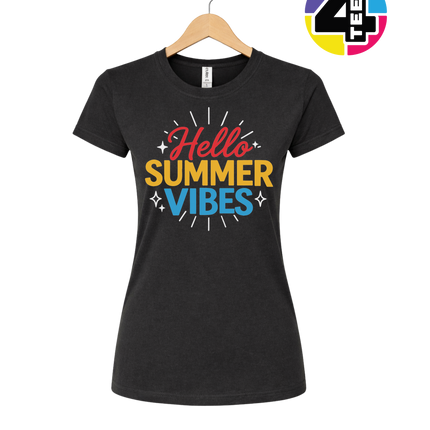 Hello Summer Vibes Women's Tee