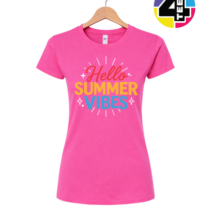 Hello Summer Vibes Women's Tee