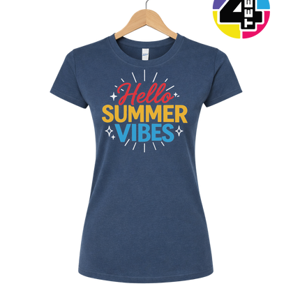 Hello Summer Vibes Women's Tee