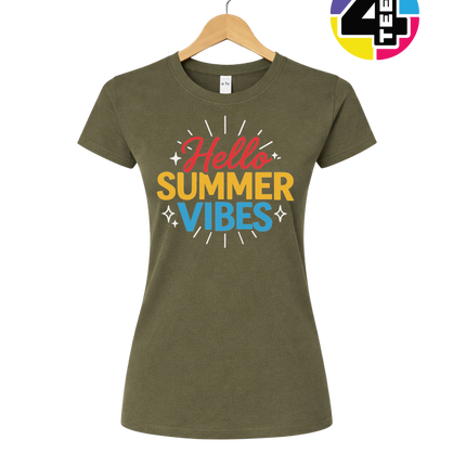 Hello Summer Vibes Women's Tee