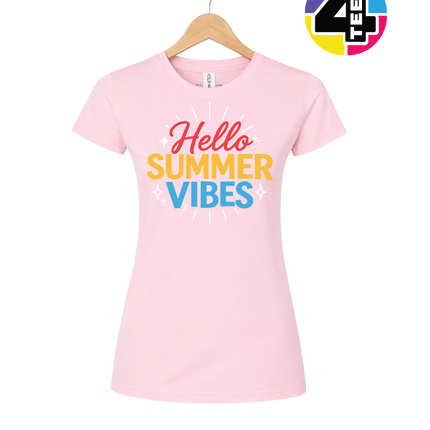 Hello Summer Vibes Women's Tee