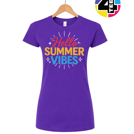Hello Summer Vibes Women's Tee