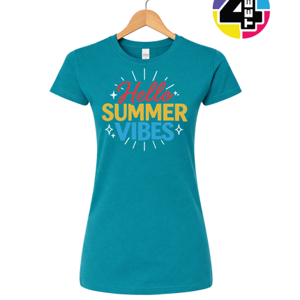 Hello Summer Vibes Women's Tee