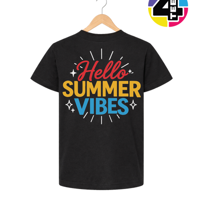 Hello Summer Vibes Youth Tee