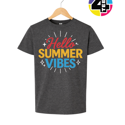 Hello Summer Vibes Youth Tee