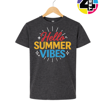 Hello Summer Vibes Youth Tee