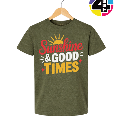 Sunshine And Good Times Youth Tee