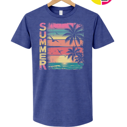 Vintage Summer Sunset Tee