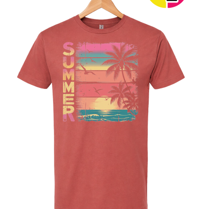 Vintage Summer Sunset Tee