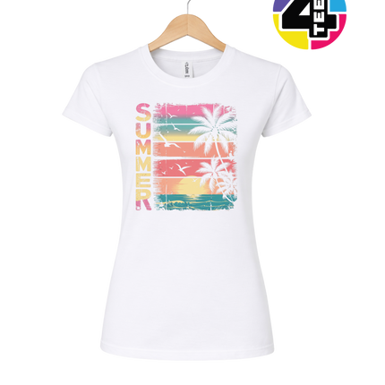 Vintage Summer Sunset Women's Tee