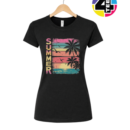Vintage Summer Sunset Women's Tee