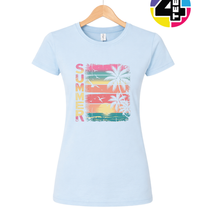 Vintage Summer Sunset Women's Tee