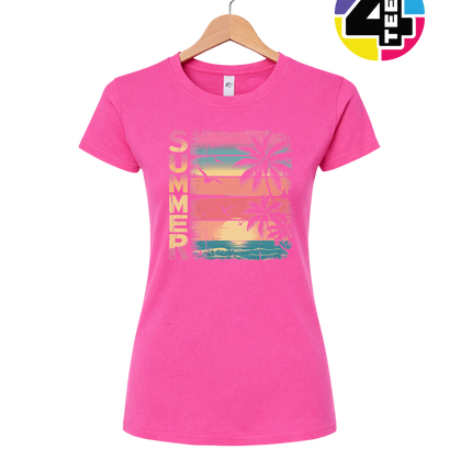 Vintage Summer Sunset Women's Tee