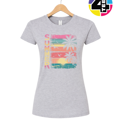 Vintage Summer Sunset Women's Tee