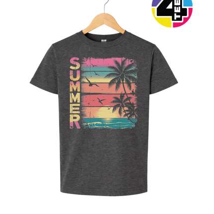 Vintage Summer Sunset Youth Tee