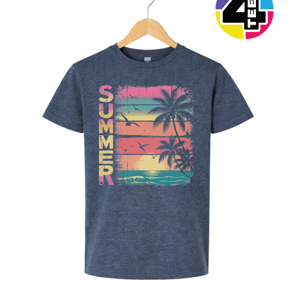 Vintage Summer Sunset Youth Tee