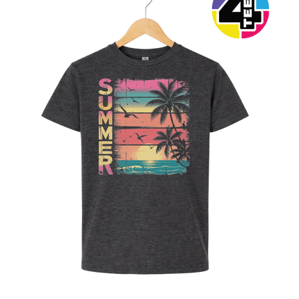 Vintage Summer Sunset Youth Tee