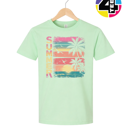 Vintage Summer Sunset Youth Tee