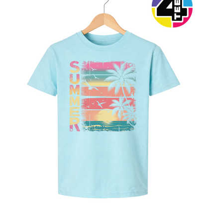Vintage Summer Sunset Youth Tee
