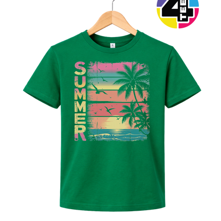 Vintage Summer Sunset Youth Tee