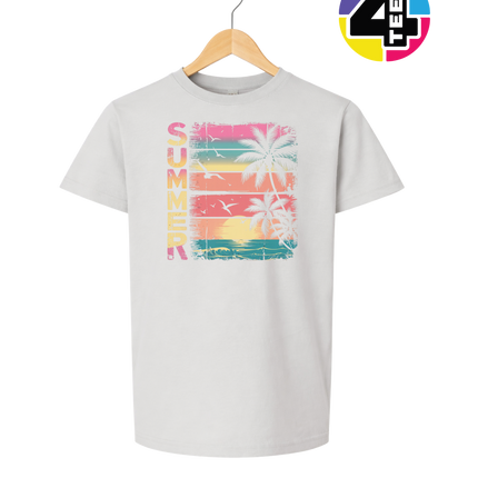 Vintage Summer Sunset Youth Tee