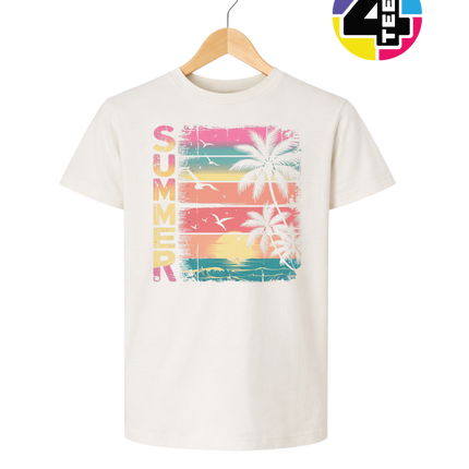 Vintage Summer Sunset Youth Tee
