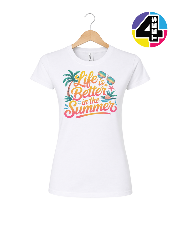 Life Is Better In The Summer Women's Tee