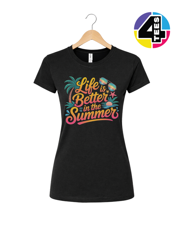 Life Is Better In The Summer Women's Tee