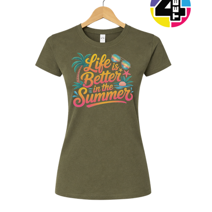 Life Is Better In The Summer Women's Tee