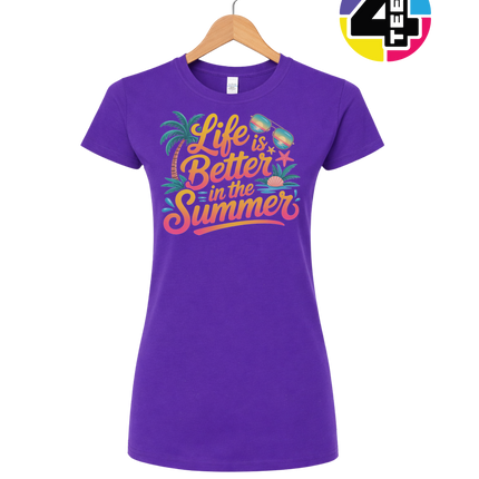 Life Is Better In The Summer Women's Tee