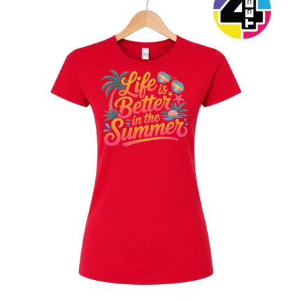 Life Is Better In The Summer Women's Tee