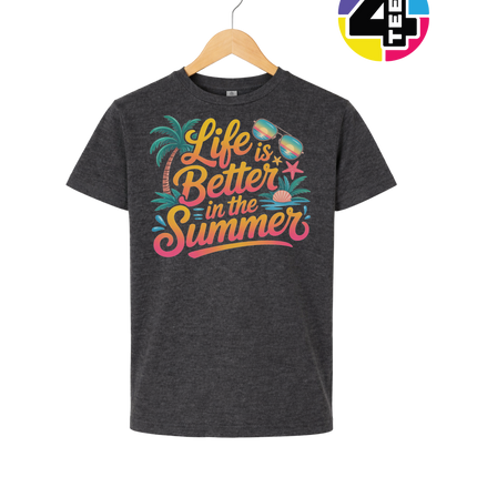 Life Is Better In The Summer Youth Tee