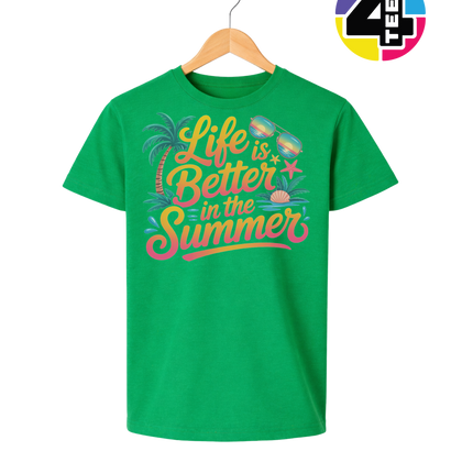 Life Is Better In The Summer Youth Tee