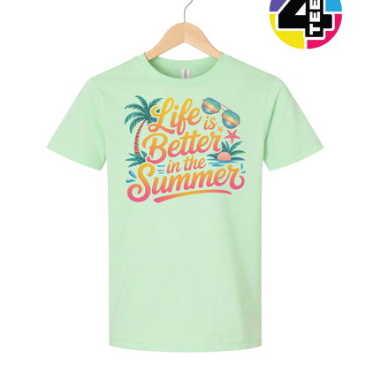 Life Is Better In The Summer Youth Tee