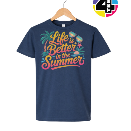 Life Is Better In The Summer Youth Tee