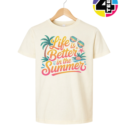Life Is Better In The Summer Youth Tee