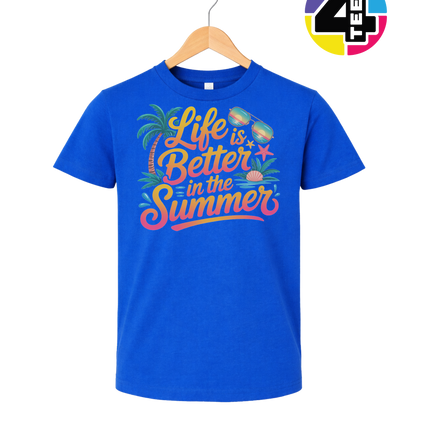 Life Is Better In The Summer Youth Tee