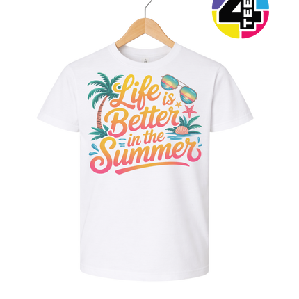 Life Is Better In The Summer Youth Tee