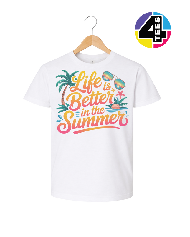 Life Is Better In The Summer Youth Tee