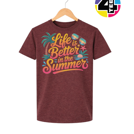 Life Is Better In The Summer Youth Tee