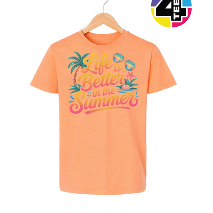 Life Is Better In The Summer Youth Tee