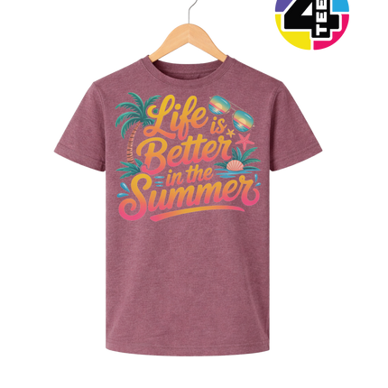 Life Is Better In The Summer Youth Tee