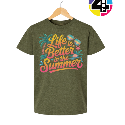 Life Is Better In The Summer Youth Tee