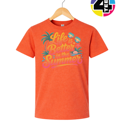 Life Is Better In The Summer Youth Tee