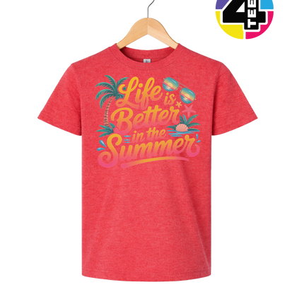 Life Is Better In The Summer Youth Tee