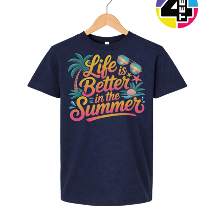 Life Is Better In The Summer Youth Tee