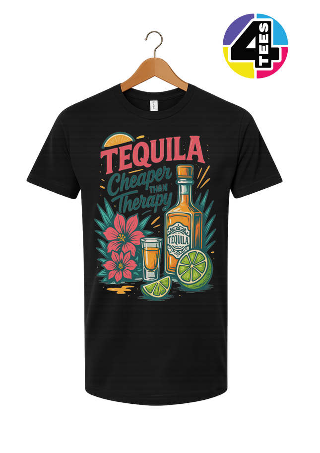 Tequila, Cheaper Than Therapy Tee